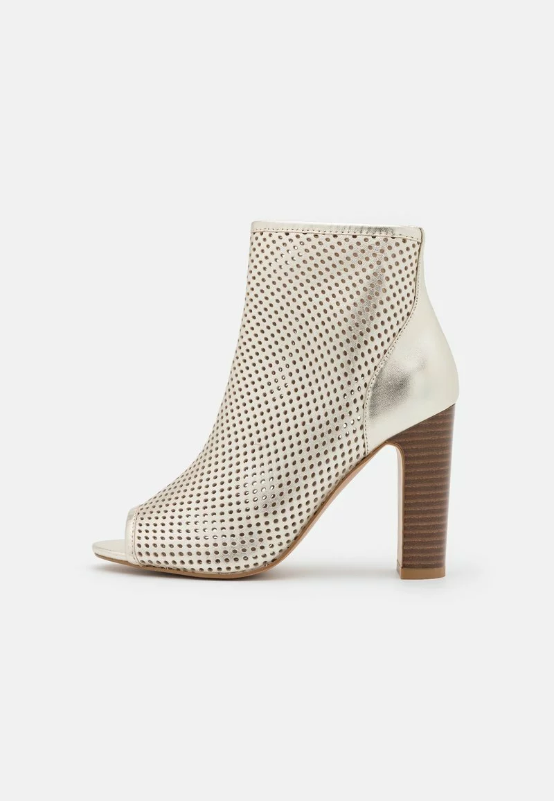 Nuevo 🛒 Anna Field LEATHER - Botines De Tacón - Gold, Mujer 😉 2 Nuevo 🛒 Anna Field LEATHER - Botines De Tacón - Gold, Mujer 😉 - Imagen 2