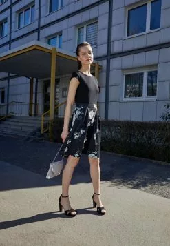 Mejor precio 🔥 Anna Field Vestido Ligero - Black/grey, Mujer ⌛