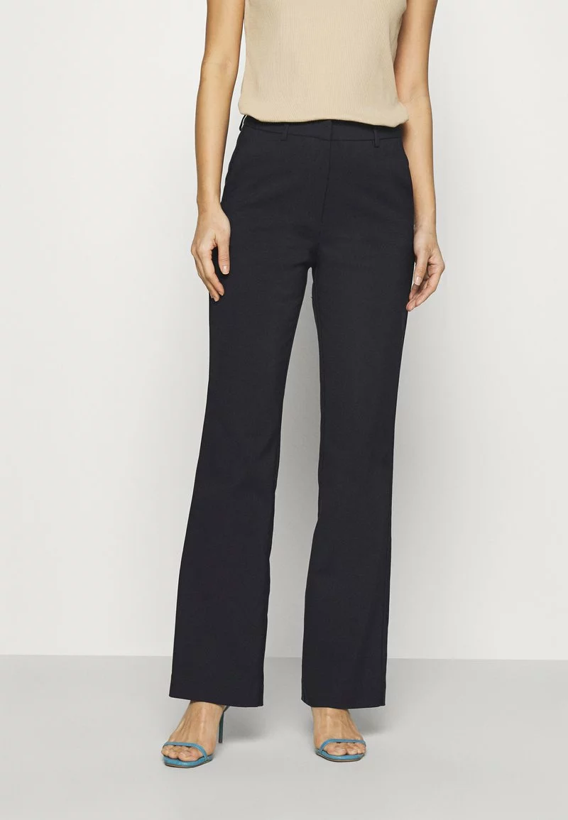 Venta express 😉 Anna Field FLARED BUSINESS TROUSERS - Pantalones - Dark Blue, Mujer ⭐ 1 Venta express 😉 Anna Field FLARED BUSINESS TROUSERS - Pantalones - Dark Blue, Mujer ⭐