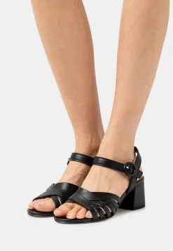 Lo mas barato 🔔 Anna Field LEATHER - 🩴 Sandalias - Black, Mujer 🥰
